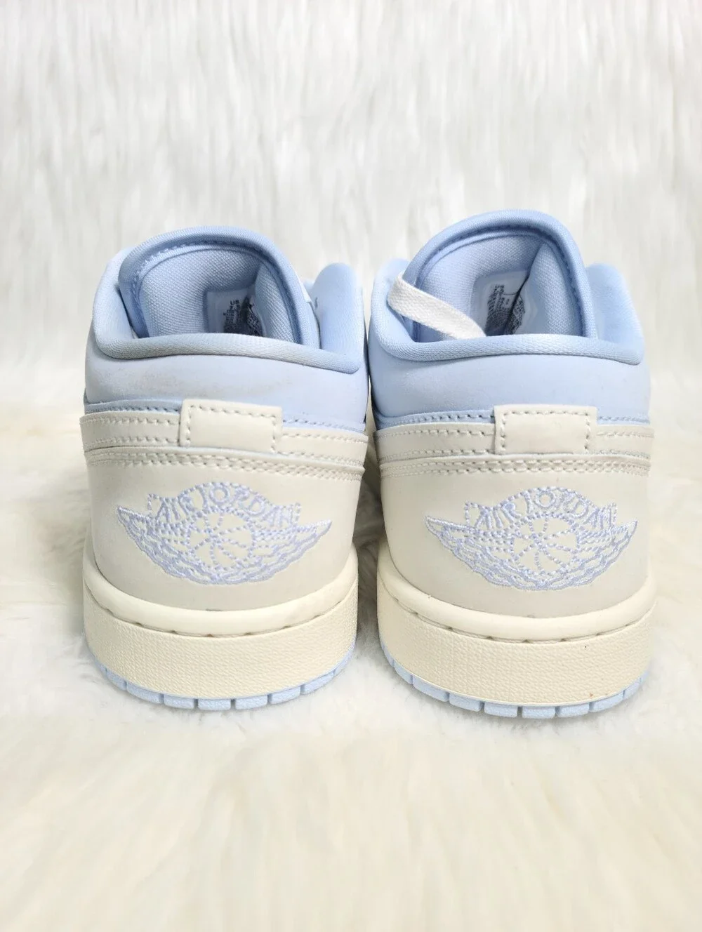 Nike Air Jordan 1 Retro Low SE Hydrogen Blue Sail Women 7.5 NEW - Picture 4 of 8